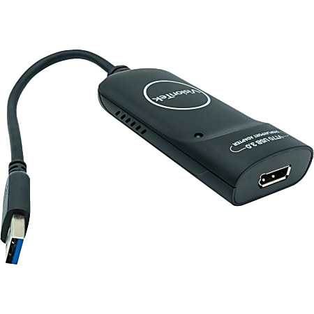 VisionTek VT70 - USB 3.0 to DisplayPort Adapter (M/F) - 1 Pack - 1 x Type A Male USB - 1 x DisplayPort Female Digital Video