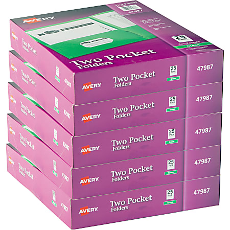 Avery Letter Pocket Folder - 8 1/2 Avery Letter Pocket Folder - 8 1/2