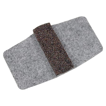 Lorell Wraparound Floor Savers - Rectangle - Gray - 16/Bag Lorell Wraparound Floor Savers - Rectangle - Gray - 16/Bag