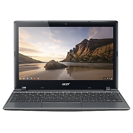 Acer C720P-29554G01aii 11.6" Touchscreen LCD Chromebook - Intel Celeron 2955U Dual-core (2 Core) 1.40 GHz - 4 GB DDR3L SDRAM - 16 GB SSD - Chrome OS 64-bit - 1366 x 768