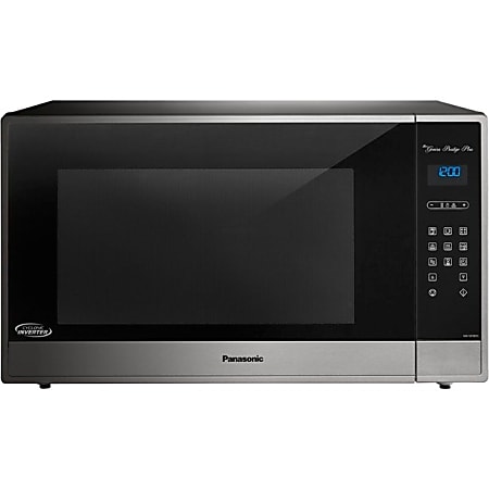 Panasonic NN-SE985S Microwave Oven - Single - 24" Width - 2.2 ft³ Capacity - Microwave - Built-in Installation - 10 Power Levels - 1250 W Microwave Power - 16.54" Turntable - 120 V AC - Countertop - Stainless Steel