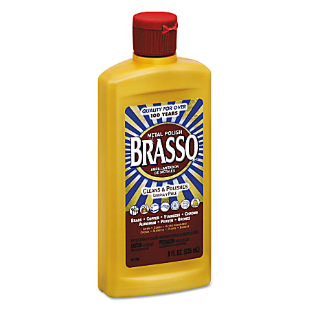 BRASSO 8-fl oz Liquid Metal Cleaner and Polish in the Metal Polish  department at