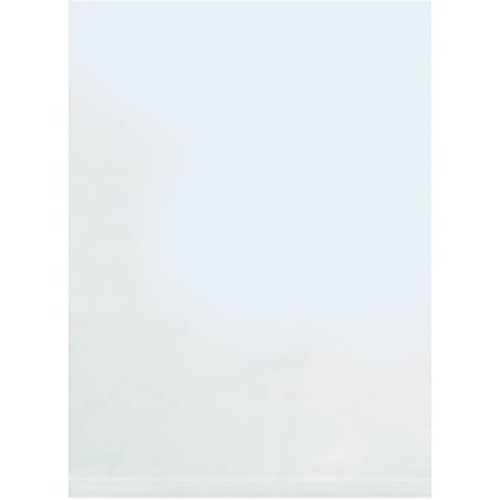 Partners Brand 2 Mil Flat Poly Bags, 8" x 11", Clear, Case Of 1000