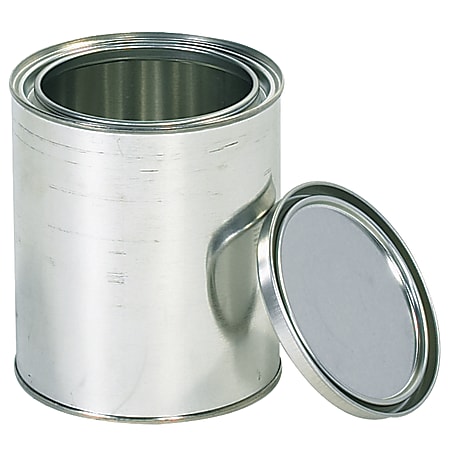 Office Depot® Brand Paint Cans, 1 Quart, Silver, Case Of 36