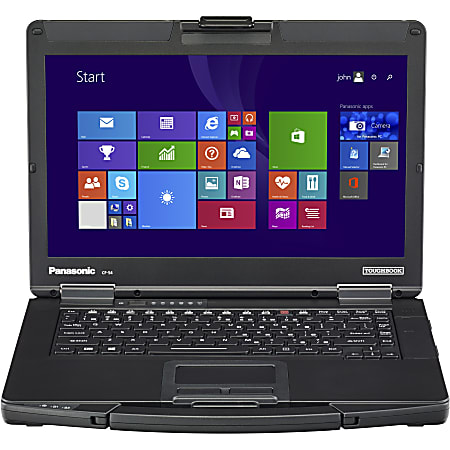 Panasonic Toughbook 54 CF-54A0001CM 14" LCD Notebook - Intel Core i5 i5-5300U Dual-core (2 Core) 2.30 GHz - 4 GB DDR3L SDRAM - 500 GB HDD - Windows 7 Professional upgradable to Windows 8.1 Pro - 1366 x 768 - Black, Silver