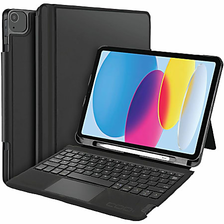 CODi Bluetooth Keyboard Folio Case w/ Trackpad for iPad 10.9" (10th/11th Gen) & iPad A16 - C30708524