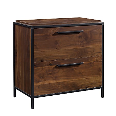 Sauder® Nova Loft 30-1/4"W x 17-1/4"D Lateral 2-Drawer File Cabinet, Grand Walnut