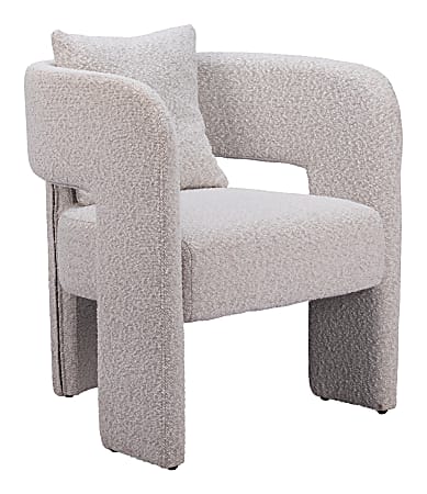 Zuo Melilla Dining Accent Chair, Misty Gray