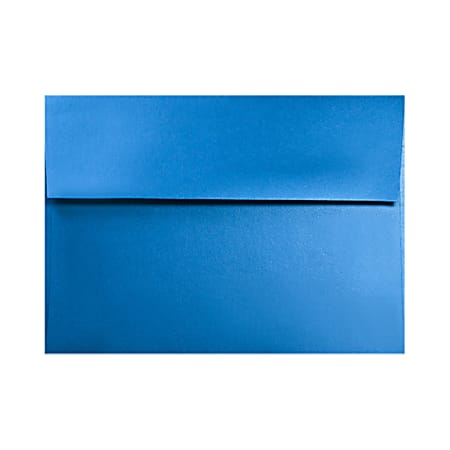 LUX Invitation Envelopes, A7, Gummed Seal, Boutique Blue, Pack Of 50
