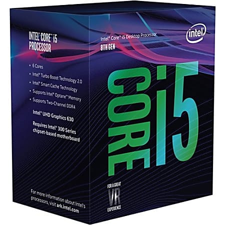 Intel Core i5 i5-8400 Hexa-core (6 Core) 2.80 GHz Processor - OEM Pack - 9 MB L3 Cache - 64-bit Processing - CM8068403358811