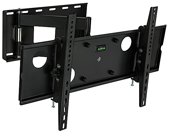 Mount-It! MI-2171L Full-Motion TV Wall Mount For Screens 32 - 65", 9-1/4”H x 28-3/4”W x 4-1/2”D, Black