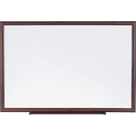 Lorell® Non-Magnetic Melamine Dry-Erase Whiteboard White Board,