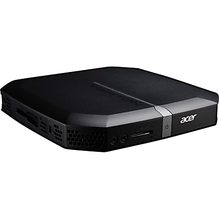 Acer Veriton N2620G Nettop Computer - Intel Celeron 1017U 1.60 GHz - 2 GB DDR3 SDRAM - 500 GB HDD - Linux - Gray, Black