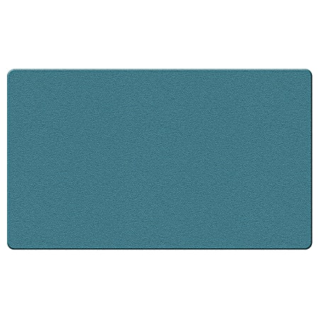 Ghent Fabric Bulletin Board With Wrapped Edges, 11-7/8" x 47-7/8", Teal
