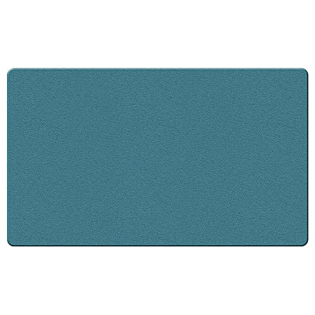 Ghent Fabric Bulletin Board With Wrapped Edges, 11-7/8" x 47-7/8", Teal