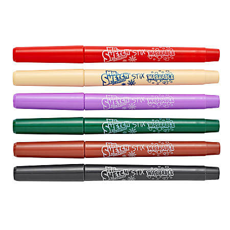  MR. SKETCH Scented Stix Markers, Fine Tip, Assorted Colors, 10  Pack : Permanent Markers : Arts, Crafts & Sewing