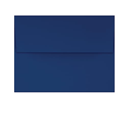 LUX Foil-Lined Invitation Envelopes A4, Peel & Press Closure, Navy/Silver, Pack Of 250