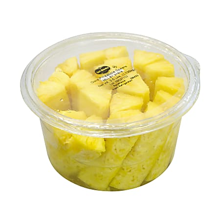 Del Monte Fresh Pineapple Spears, 2.5-Lb Tub