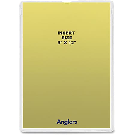 Anglers Heavy Crystal Clear Poly Envelopes - Document - 9" Width x 12" Length - Polypropylene - 50 / Pack - Crystal Clear