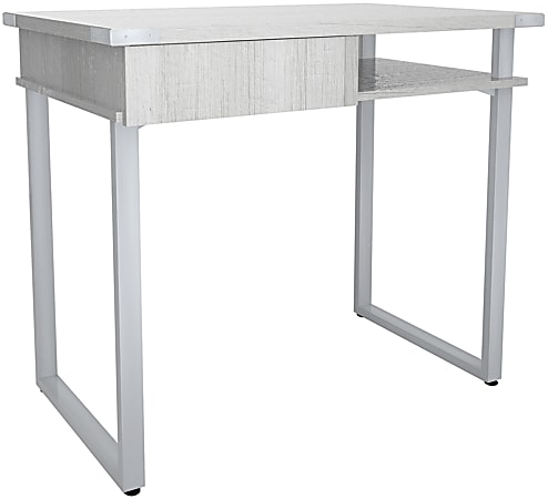 Safco® Mirella SoHo 37"W Writing Desk With Drawer, White Ash