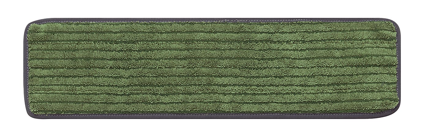 Suncast Commercial Microfiber Damp Mop Pads, 18", Pack Of 2 Mop Pads