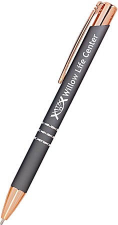 Custom Delane Promotional Gel Pen, Rose Gold