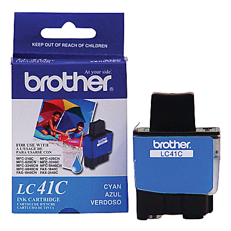Brother® LC41C Cyan Ink Cartridge