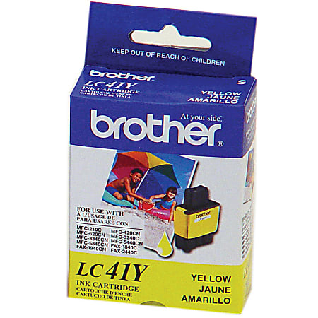 Brother® LC41Y Yellow Ink Cartridge