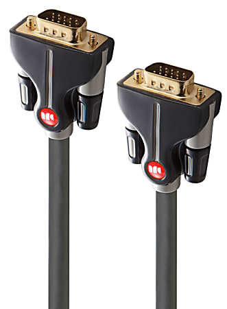 Monster Essentials VGA Monitor Cable, 16', Black