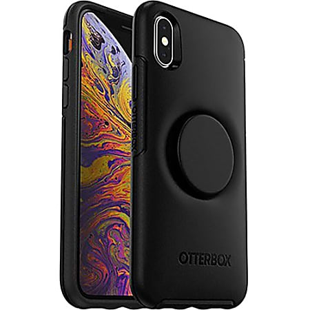 OtterBox Otter + Pop Symmetry Series for iPhone X/Xs - For Apple iPhone XS, iPhone X Smartphone - Black - Drop Resistant, Bump Resistant