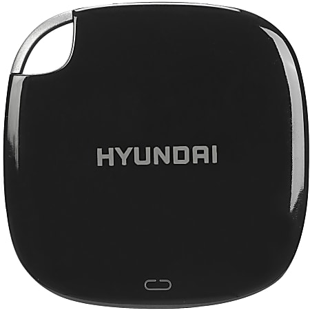 Hyundai 256GB Portable External Solid State Drive, HTESD250PB, Midnight Black
