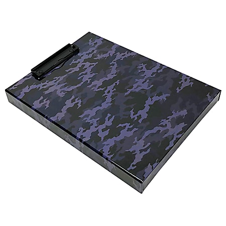 Snap-N-Store Storage Clipboard, 1-3/4" x 12-5/8", Navy Camo