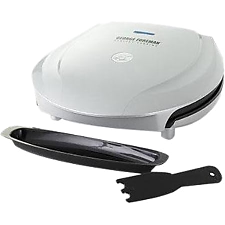 George Foreman GR0030P Electric Grill - 103 Sq. inch. Cooking Area - Platinum