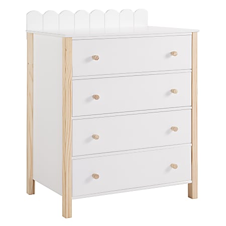 Powell Aurelia Youth 4-Drawer Chest, 46-1/8”H x 32-2/5”W x 18-3/5”D, White