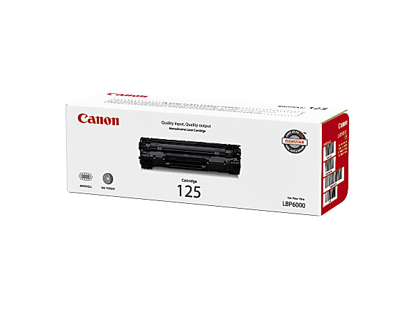 Canon 125 Black Toner Cartridge 3484B001 - Office Depot Canon 125 Black Toner Cartridge 3484B001 - Office Depot
