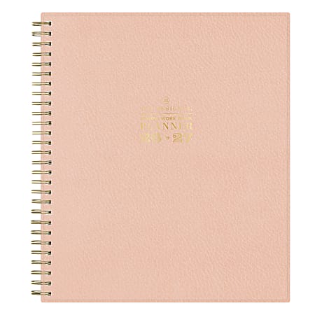 Hybrid Work Planner DD Blush Pebble PP 8x10 AY26–27