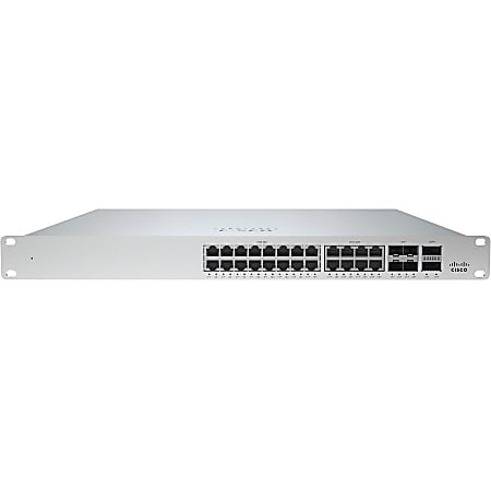 Meraki MS355-24X-HW Layer 3 Switch - 24 Ports - Manageable - 100 Gigabit Ethernet - 100GBase-X - 3 Layer Supported - Modular - 867 W Power Consumption - Twisted Pair, Optical Fiber - 1U High - Rack-mountable
