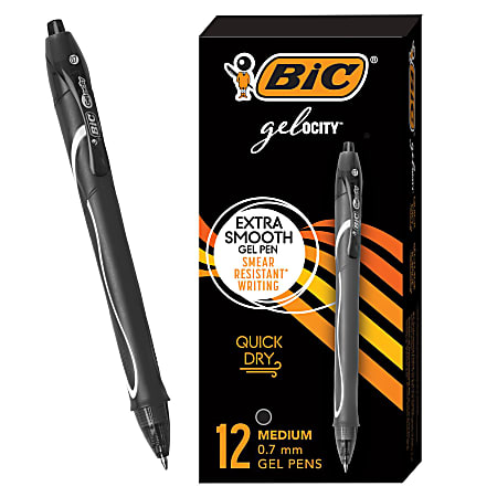 BIC CRISTAL EXACT Ultra-Fine Ballpoint Pen 0.7mm Black,Red or Blue (5 x  pens)