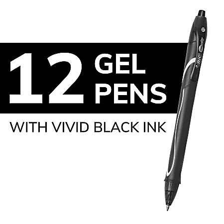 20-60代 人気ファッションブランド ocity Gel BIC Quick Point Medium Pens Gel Retractable Dry その他