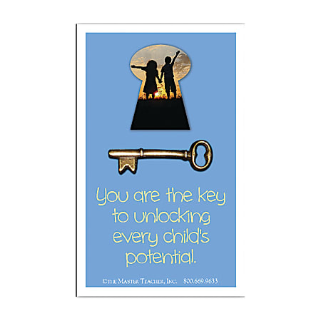 You Are The Key Lapel Pin, 1 5/16" x 3/8", Antiqued Gold