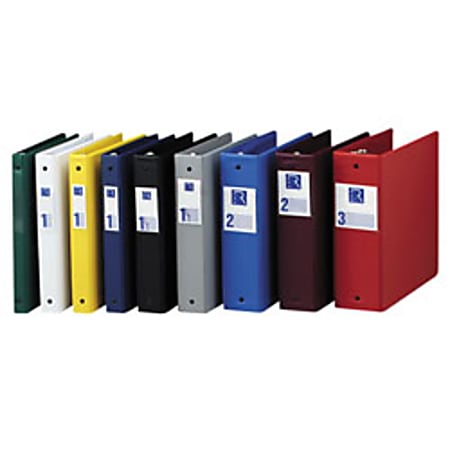 Davis Grp. Round Ring Commercial Binders - Round Ring Commercial Binders,11"x8-1/2",1-1/2" Cap,Red