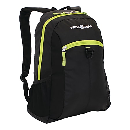 SWISSGEAR® Student Backpack, Black/Lime Green