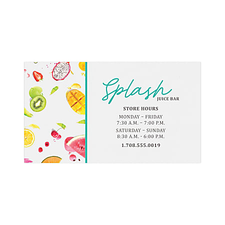 Raised Print Business Cards