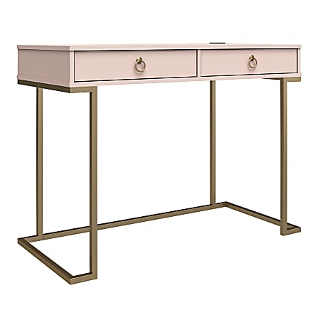 Ameriwood™ Home Camila 42"W Writing Desk, Pink