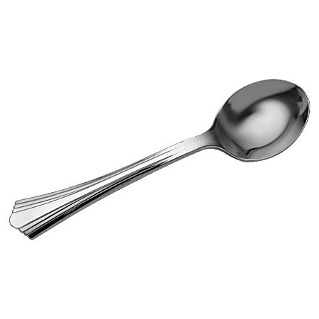 Eco-products Reflections Bagged Plastic Cutlery Silver 40/pack Plastic 