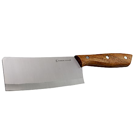 Gibson Home Seward Stainless-Steel Cleaver, 6"