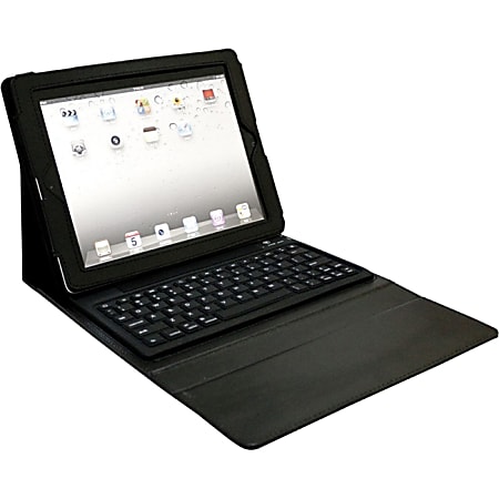 iPad Case with Builtin Bluetooth Keyboard - Black Via Ergoguys