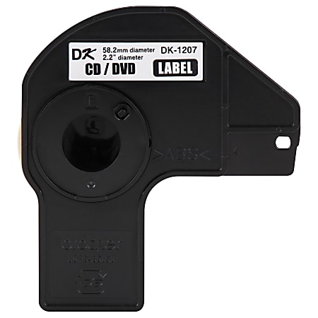 Brother DK1207 CD/DVD Film Labels, 2 1/3