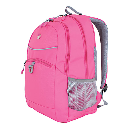 SWISSGEAR Student Backpack Bubble Gum Pink - Office Depot