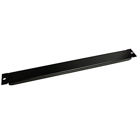 StarTech.com Blanking Panel - 1U - 19in - Steel - Black - Blank Rack Panel - Filler Panel - Rack Mount Panel - Rack Blanks